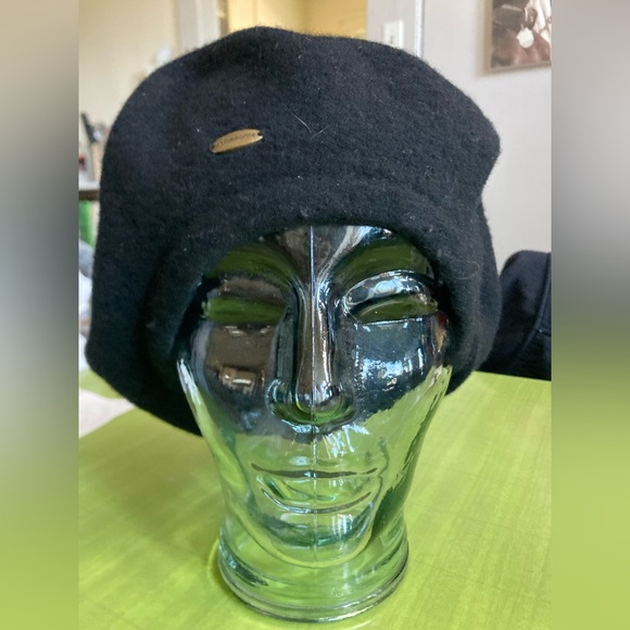 LOT of Three black wool berets. all 100% wool. - Picture 2 of 11